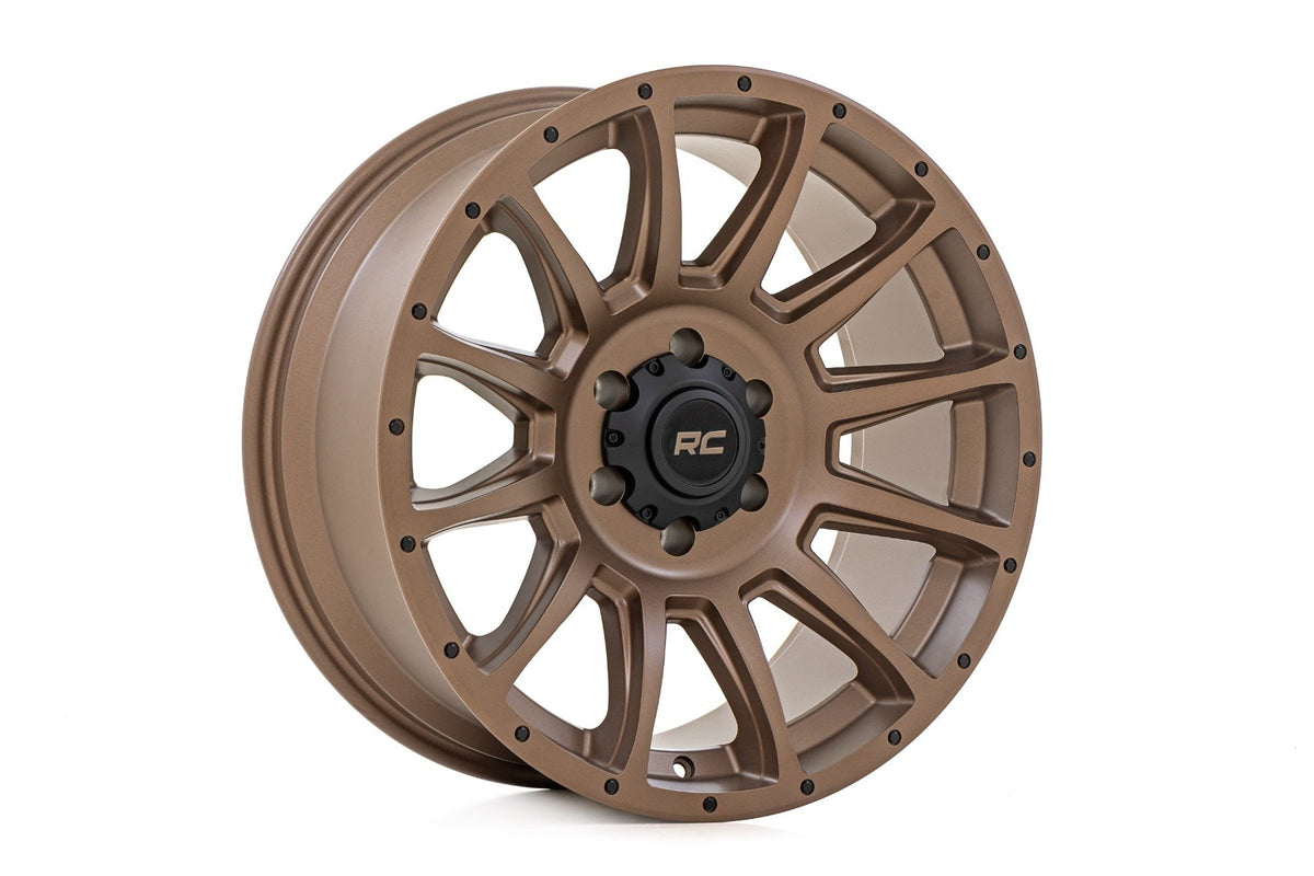 Rough Country 90 Series Wheel | One-Piece | Bronze | 18x9 | 6x135 | -12mm