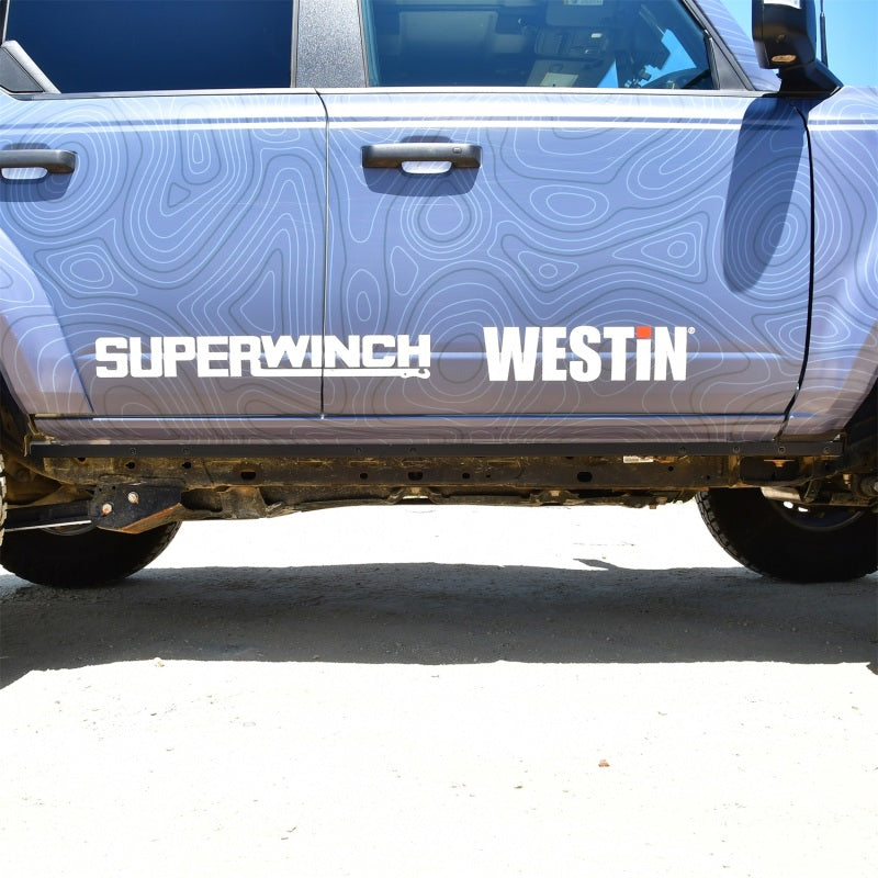 Westin 21-24 Ford Bronco 4dr (Excl. Sport) XTS Pinch Weld Covers - Tex. Blk