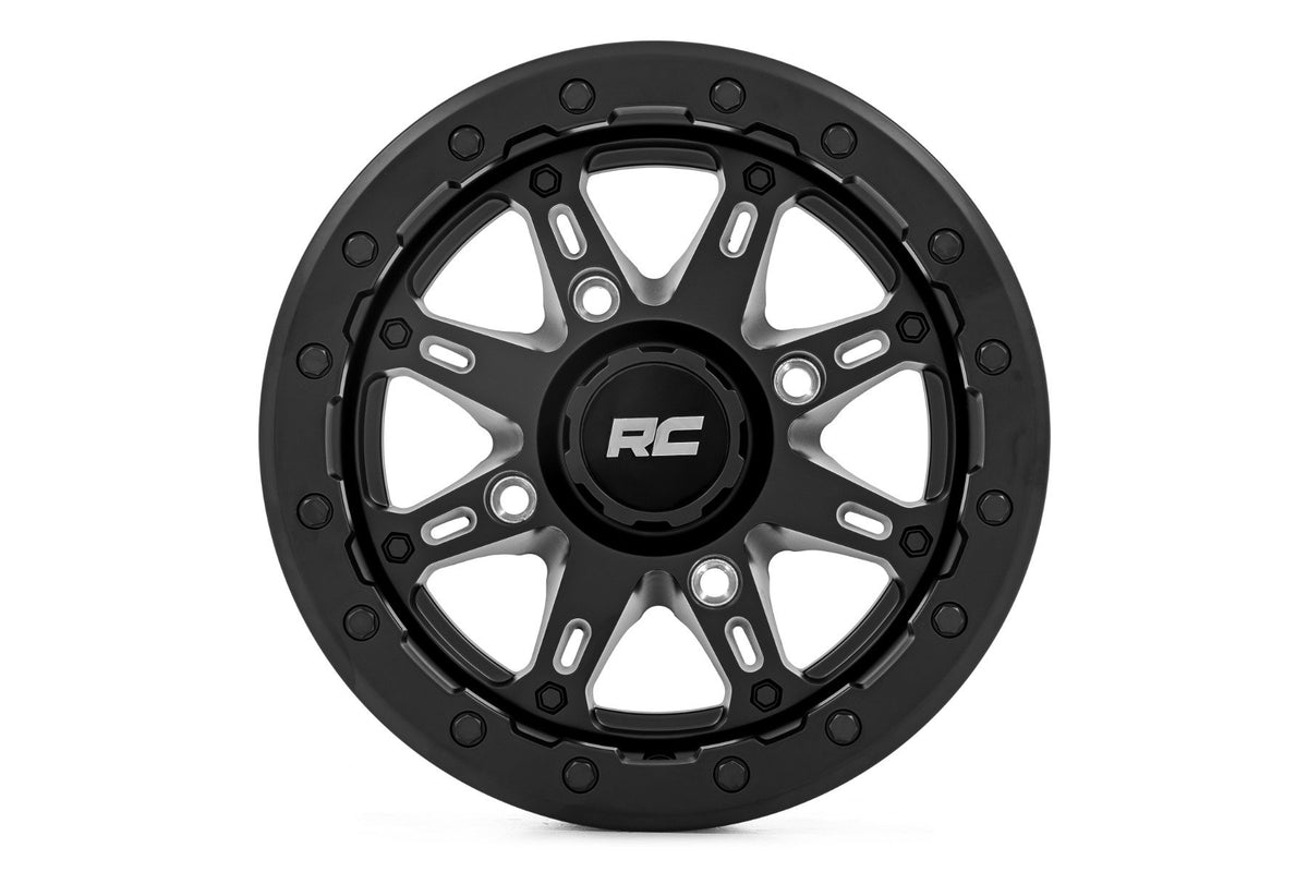 Rough Country 94 Series Wheel | UTV | Matte Black | 14x7 | 4x137 | +10mm