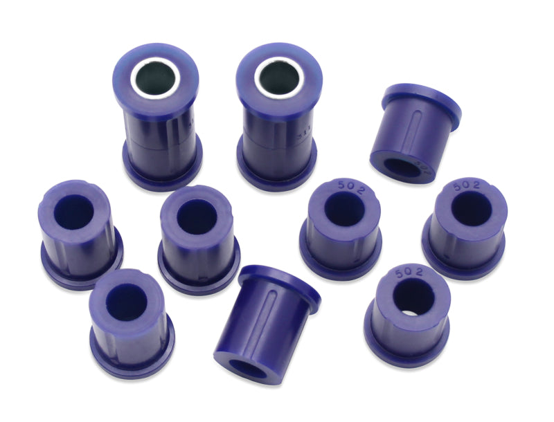 SuperPro 87-99 Ford Courier 4x4 2WD Rear Leaf Spring Full Bushing Kit - KIT065K