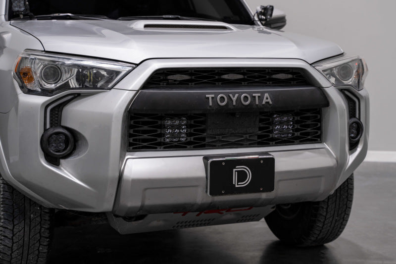 Diode Dynamics 14-23 Toyota 4Runner SS5 Stealth Grille LED 2-Pod Kit Sport - White Combo - DD7534