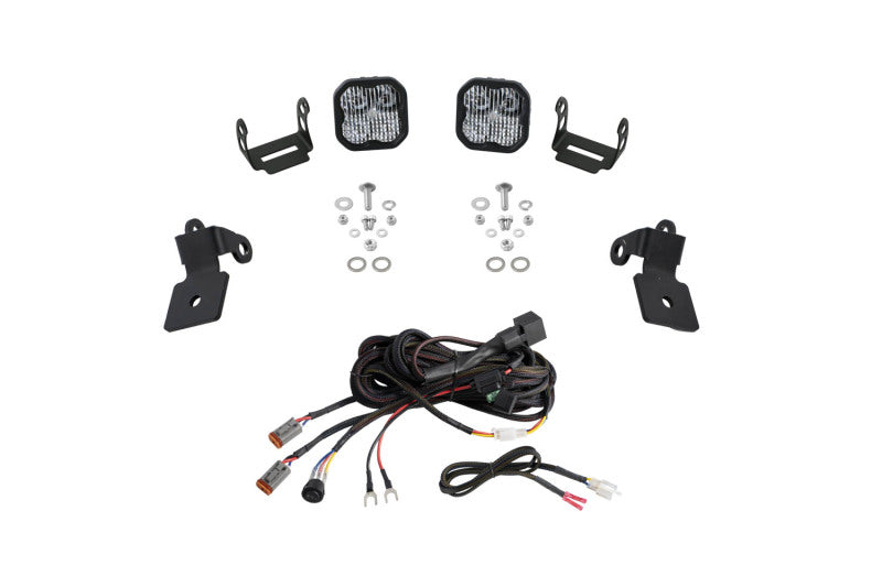 Diode Dynamics 20-Present Polaris RZR A-Pillar LED Pod Kit SS3 Pro - White Combo - DD7637