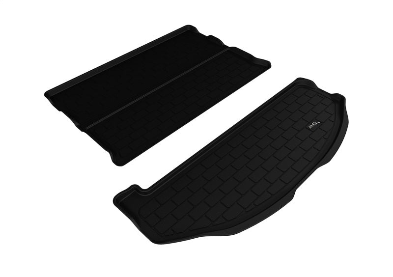 3D MAXpider 13-18 Hyundai Santa Fe 6 &amp; 7 Seats Behind 2nd Row Stowable Kagu Cargo Liner - Black