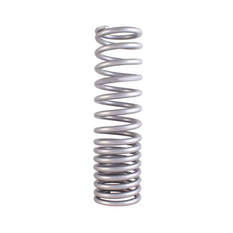 QA1 2-1/2in ID Variable Rate High Travel Spring - 12in Length x 175/350lbs/in - Silver Powder Coated