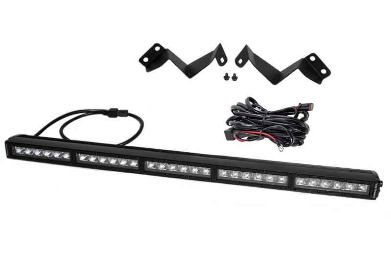 Diode Dynamics 16-21 Toyota Tacoma SS30 Stealth Lightbar Kit - White Driving - DD6070