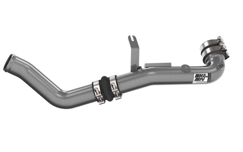 K&amp;N 22-24 Honda Civic 1.5L L4 Aluminum Charge Pipe Kit - Gunmetal Gray