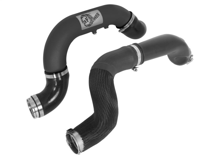 aFe BladeRunner 3in Black IC Tube Cold Side w/ Coupling &amp; Clamp Kit 2016 GM Colorado/Canyon 2.8L