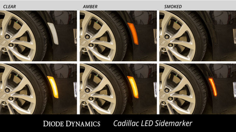 Diode Dynamics 14-19 Cadillac ATS Cadillac ATS LED Sidemarkers (Pair) - Amber - DD5065