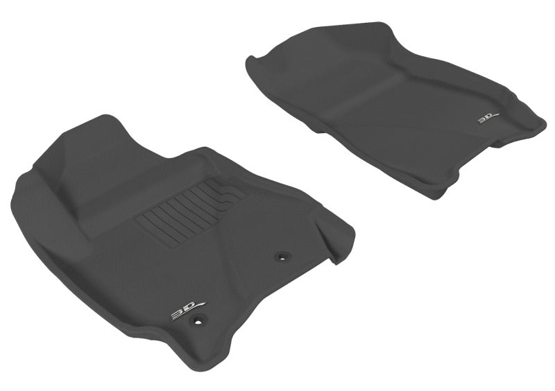 3D MAXpider 2011-2012 Ford/Mazda Escape/Tribute Kagu 1st Row Floormat - Black