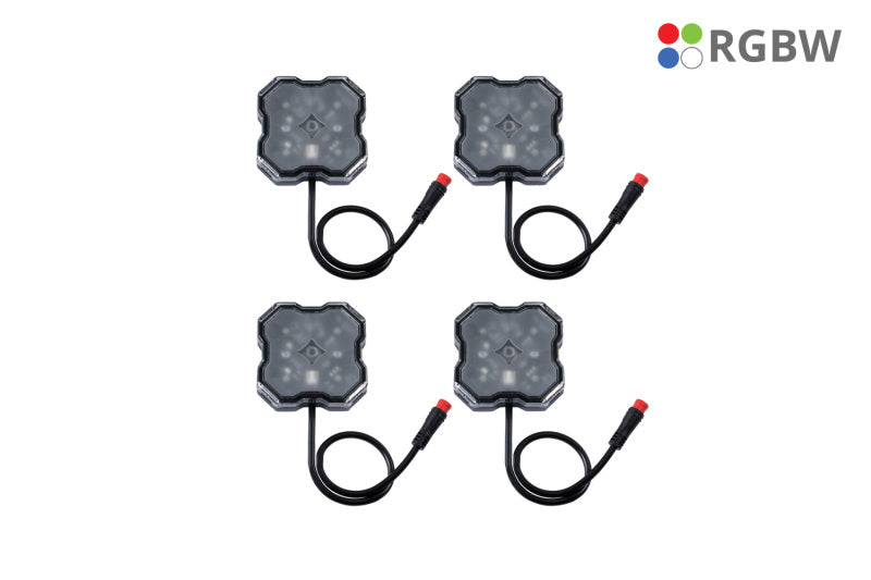 Diode Dynamics Stage Series RGBW LED Rock Light (4-pack) - DD7447