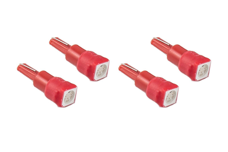 Diode Dynamics 74 SMD1 LED - Red Set of 4 - DD0122Q