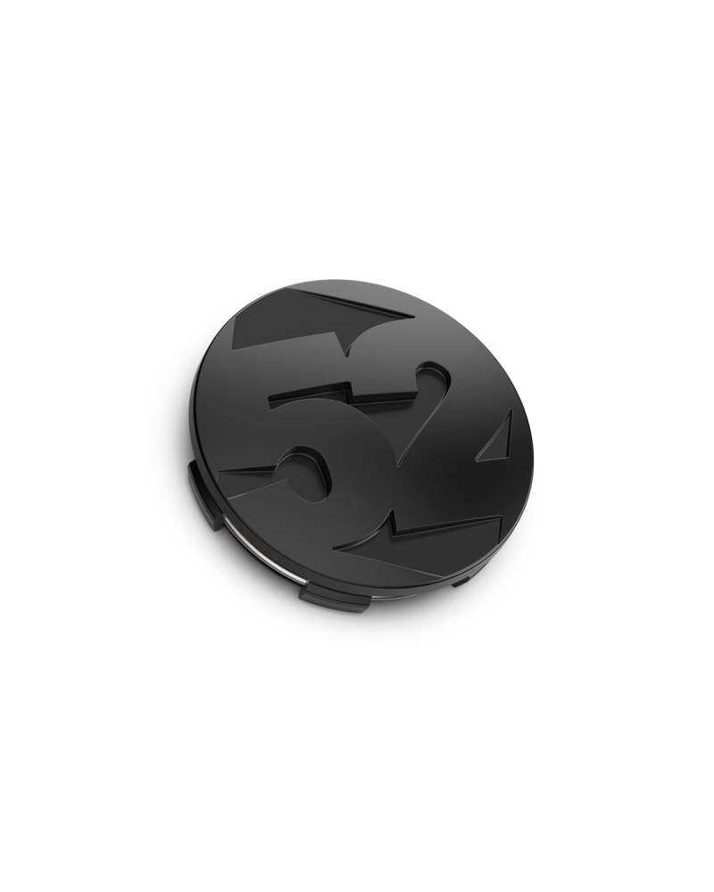 fifteen52 65mm Snap In Center Cap Single for Rally Sport and MX Wheels - Asphalt Black (Satin Black) - 52-RS-CAP-AB