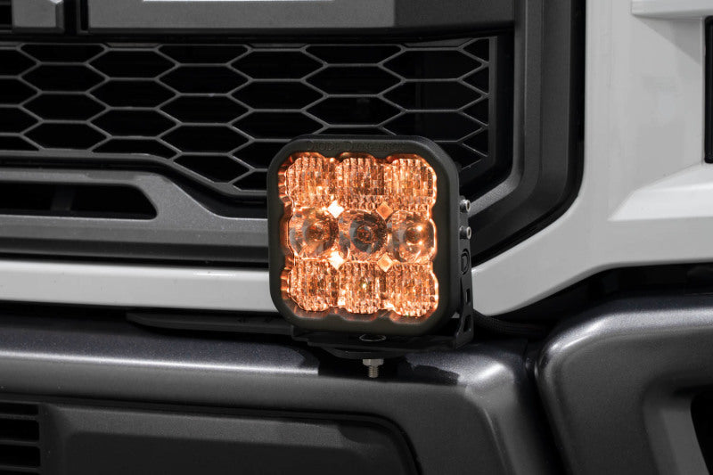 Diode Dynamics 17-20 Ford Raptor SS5 Bumper LED Pod Light Kit Sport - White Driving - DD7346