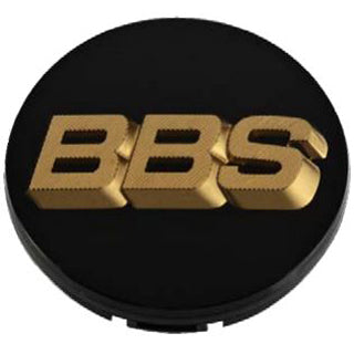 BBS Center Cap 56mm Black/Gold - 3D Floating