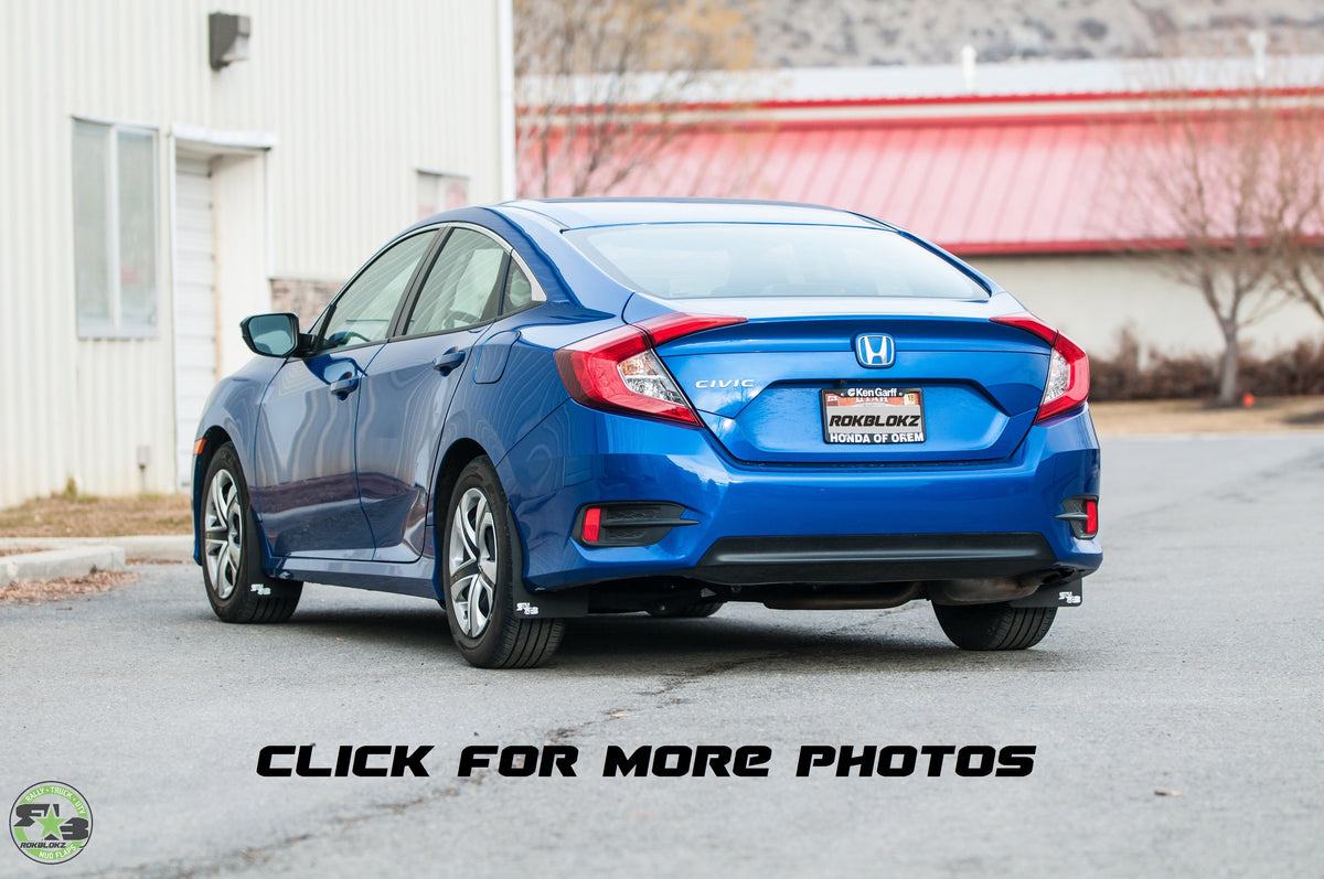 RokBlokz - Honda Civic Sedan 2016-2021 Mud Flaps