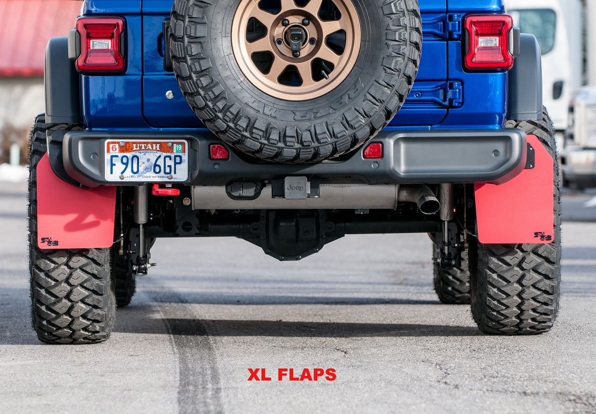 Jeep Rubicon JL w/3.5&quot; lift, 37&quot; tires on Method 701 wheels with XL size flaps by Rokblokz