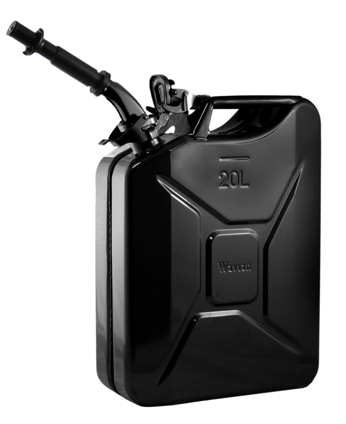 Wavian Fuel Cans - Black 20 Litre Wavian Jerry Can