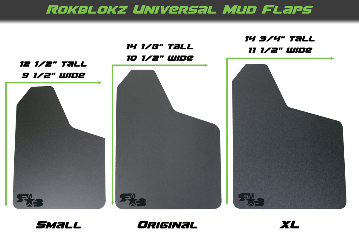 Rokblokz - Universal Car Mud Flaps