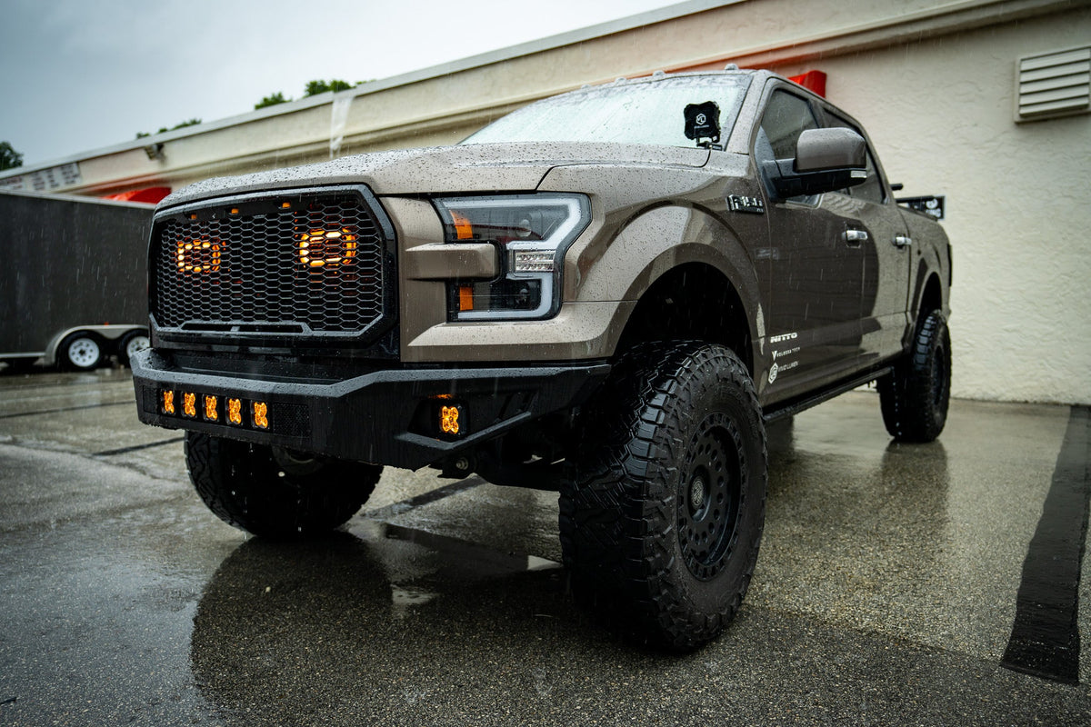 Velossa Tech - 2015-2017 Ford F-150 and 2017-2020 Ford F-150 Raptor Dual BIG MOUTH &quot;LIT KIT&quot; Ram Air Intake Snorkels