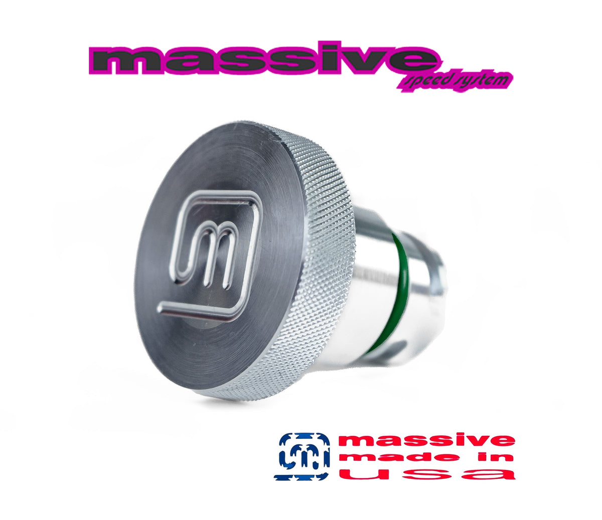 Massive Signature Oil Fill Cap - Godzilla V8 Engine 6.8 7.3 - Massive Speed System