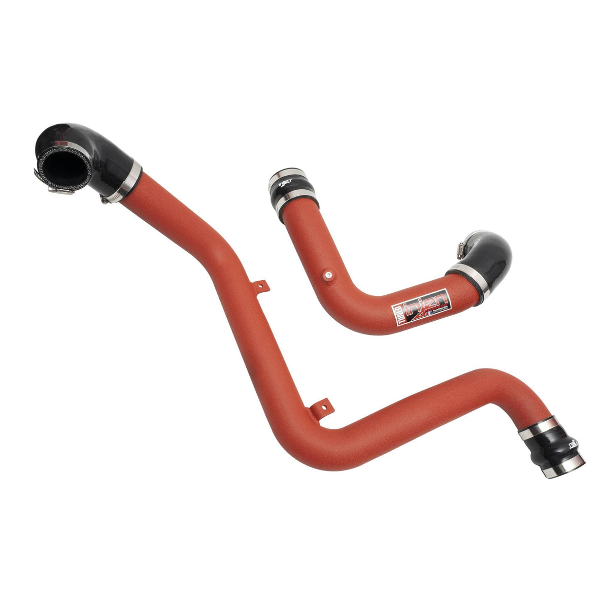 Injen 13-18 Ford Focus ST L4 2.0L Turbo SES Intercooler Pipes Wrinkle Red - SES9002ICPWR