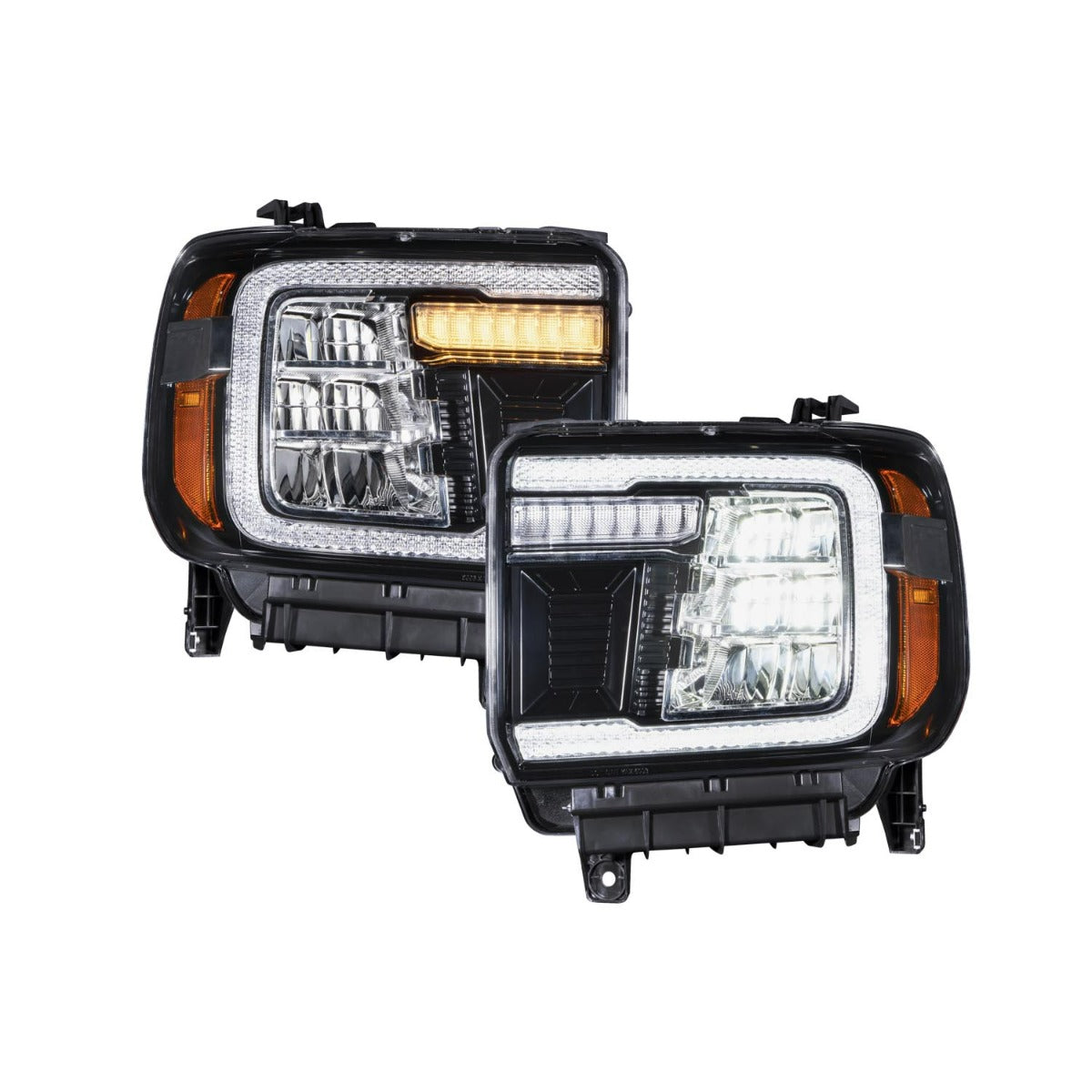 Form Lighting 14-18 GMC Sierra 1500 and 15-19 GMC Sierra 2500/3500 LED Reflector Headlights - Pair