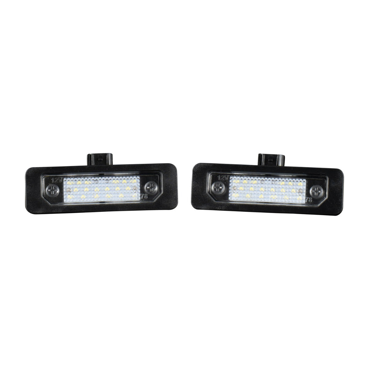 Form Lighting 2010-2014 Ford Mustang LED License Plate Lights Pair - Clear