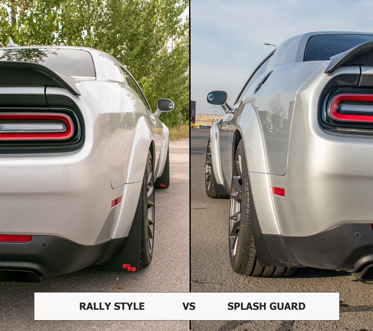 2020 Challenger Widebody Rally Style VS Splash Guard