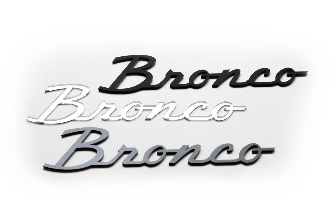 Raptor Racing Gold Series - 21+ Ford Bronco Side Emblems (Pair)