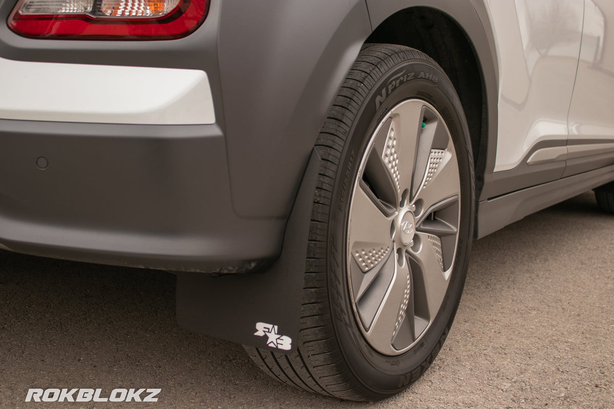 RokBlokz - Hyundai Kona Electric 2018-2023 Mud Flaps