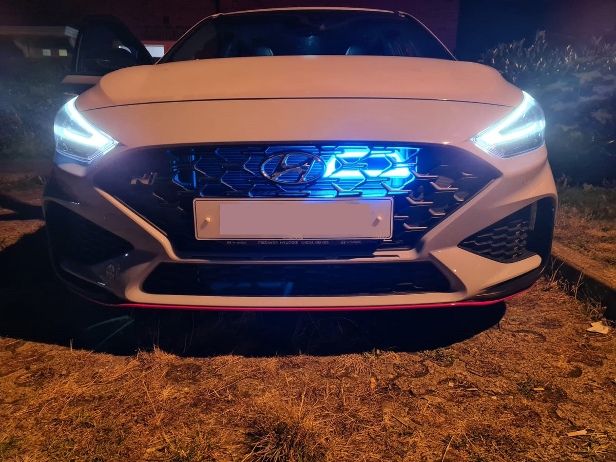 2017-2020 Hyundai I30N BIG MOUTH &quot;LIT KIT&quot; Ram Air Intake Snorkel | Velossa Tech Design