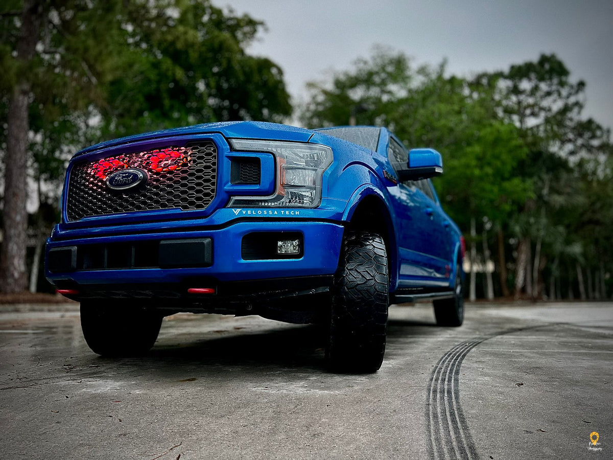 Velossa Tech - 2018-2020 Ford F-150 and 2021-2022 Ford F-150 Raptor Dual BIG MOUTH &quot;LIT KIT&quot; Ram Air Intake Snorkels