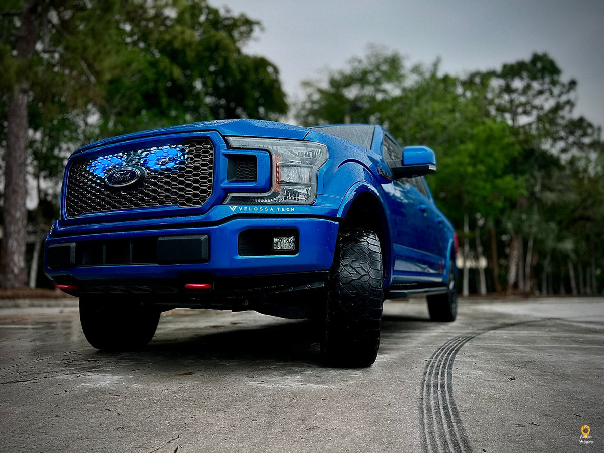 Velossa Tech - 2018-2020 Ford F-150 and 2021-2022 Ford F-150 Raptor Dual BIG MOUTH &quot;LIT KIT&quot; Ram Air Intake Snorkels