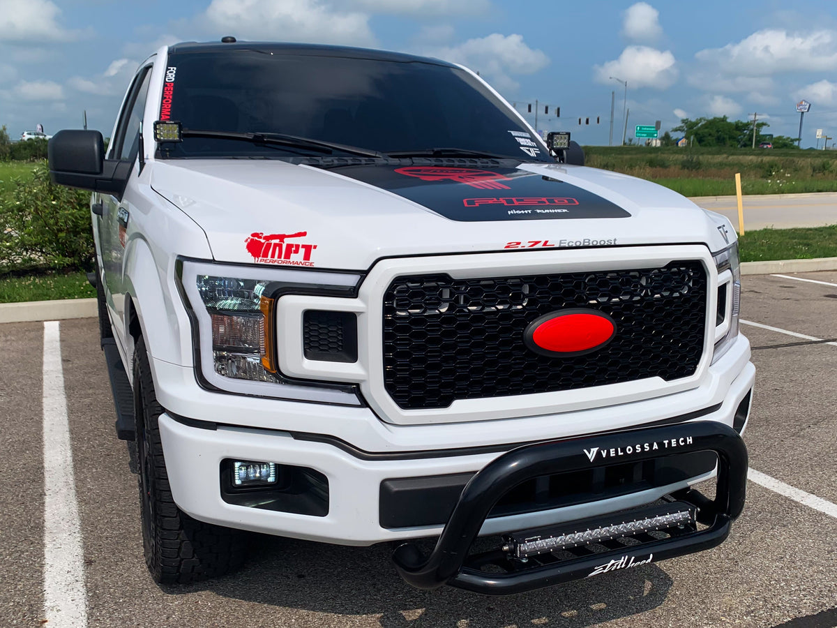 Velossa Tech - 2018-2020 Ford F-150 and 2021-2022 Ford F-150 Raptor Quad BIG MOUTH Ram Air Intake Snorkels