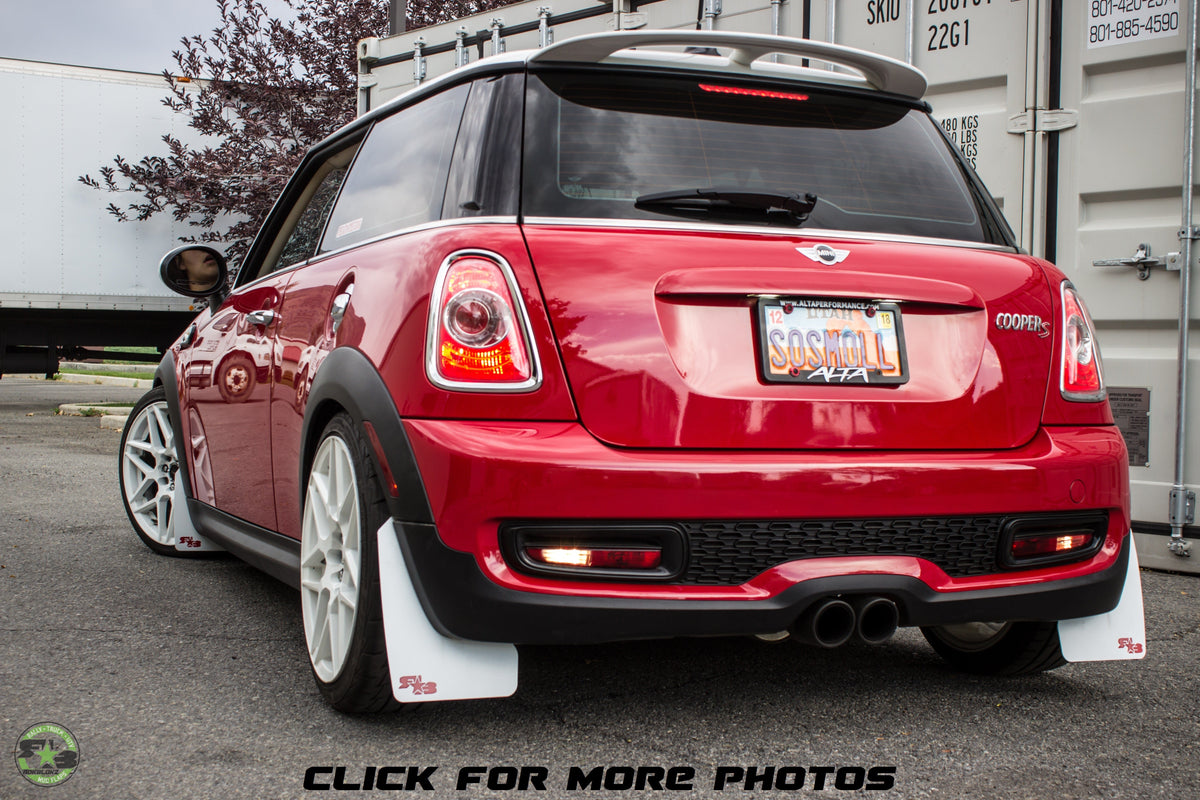 RokBlokz - Mini Cooper S (R56) 2008-2014 Rally Mud Flaps