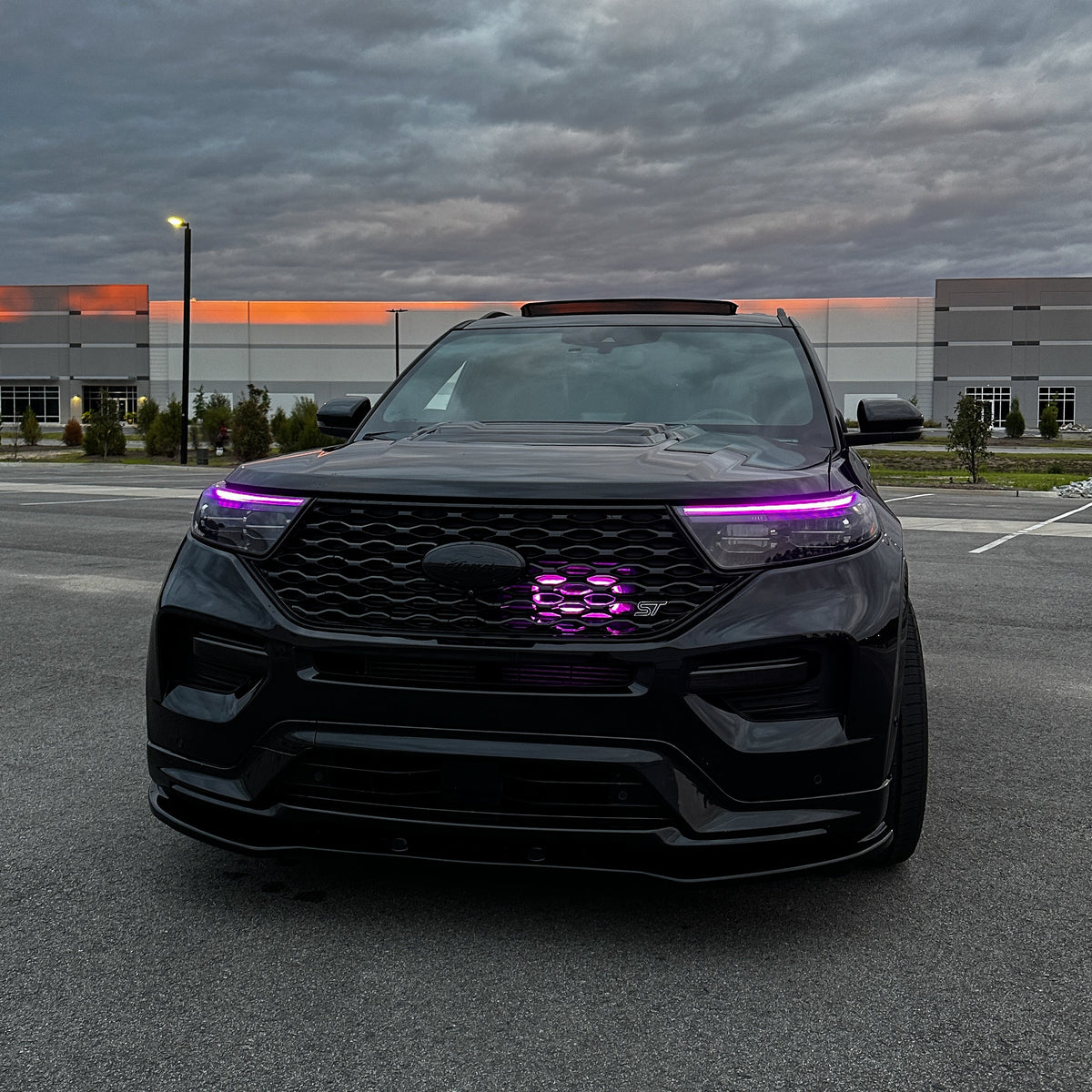 Velossa Tech - 2020+ Ford Explorer ST Generation 4 Interchangeable BIG MOUTH &quot;LIT KIT&quot; | LIT Flare and Controller Only