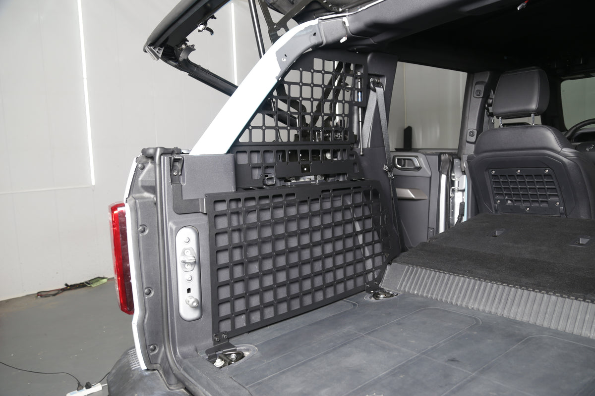 Raptor Racing Gold Series - 21+ Ford Bronco Back Window Molle panel for 4-door Soft Top