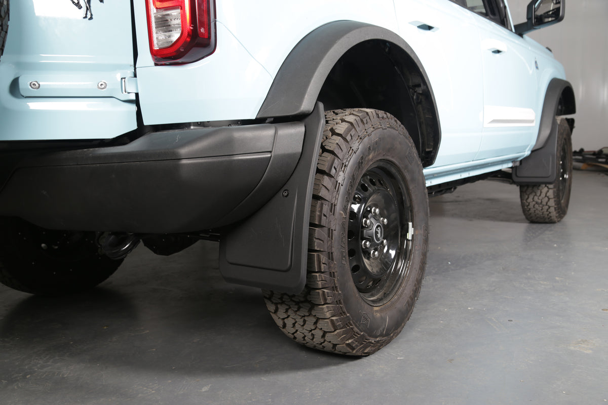 Raptor Racing Gold Series - 21+ Ford Bronco Front &amp; Rear Mudflaps