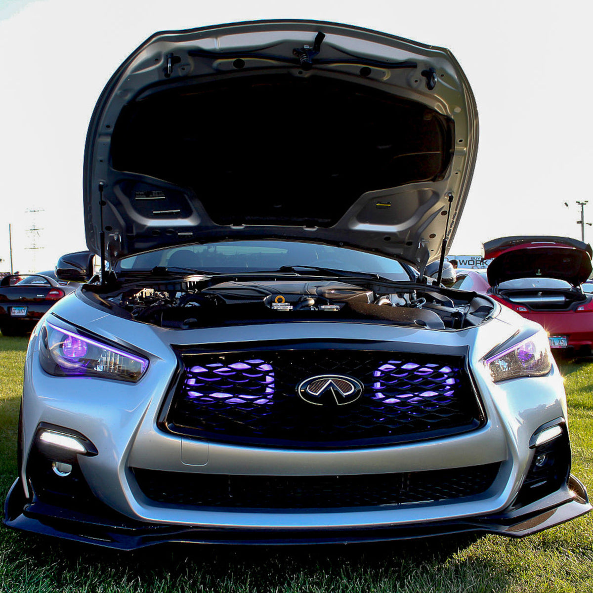 Velossa Tech - 2016-2020+ Infiniti Q50/60/RS BIG MOUTH &quot;LIT KIT&quot; | LIT Flares and Controller only