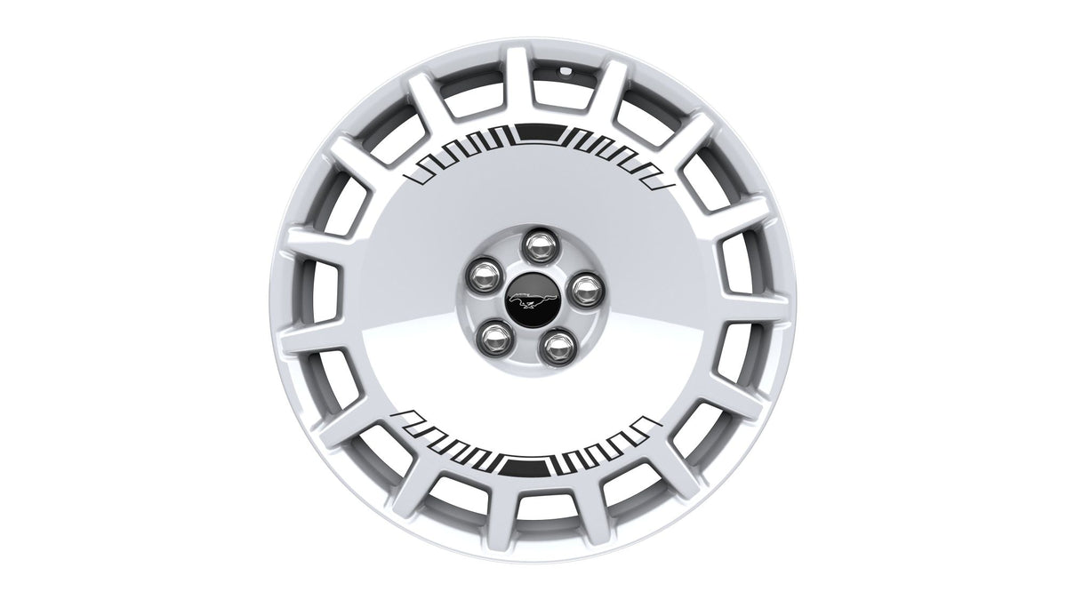 Ford Racing 21-24 Mustang Mach-E Gloss White Rally Wheel Kit - M-1007K-MMER