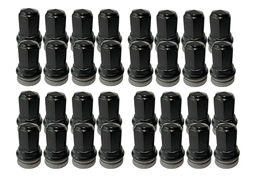 Ford Racing M14 x 1.5 Black Lug Nut - Set of 32 - M-1012K-SB