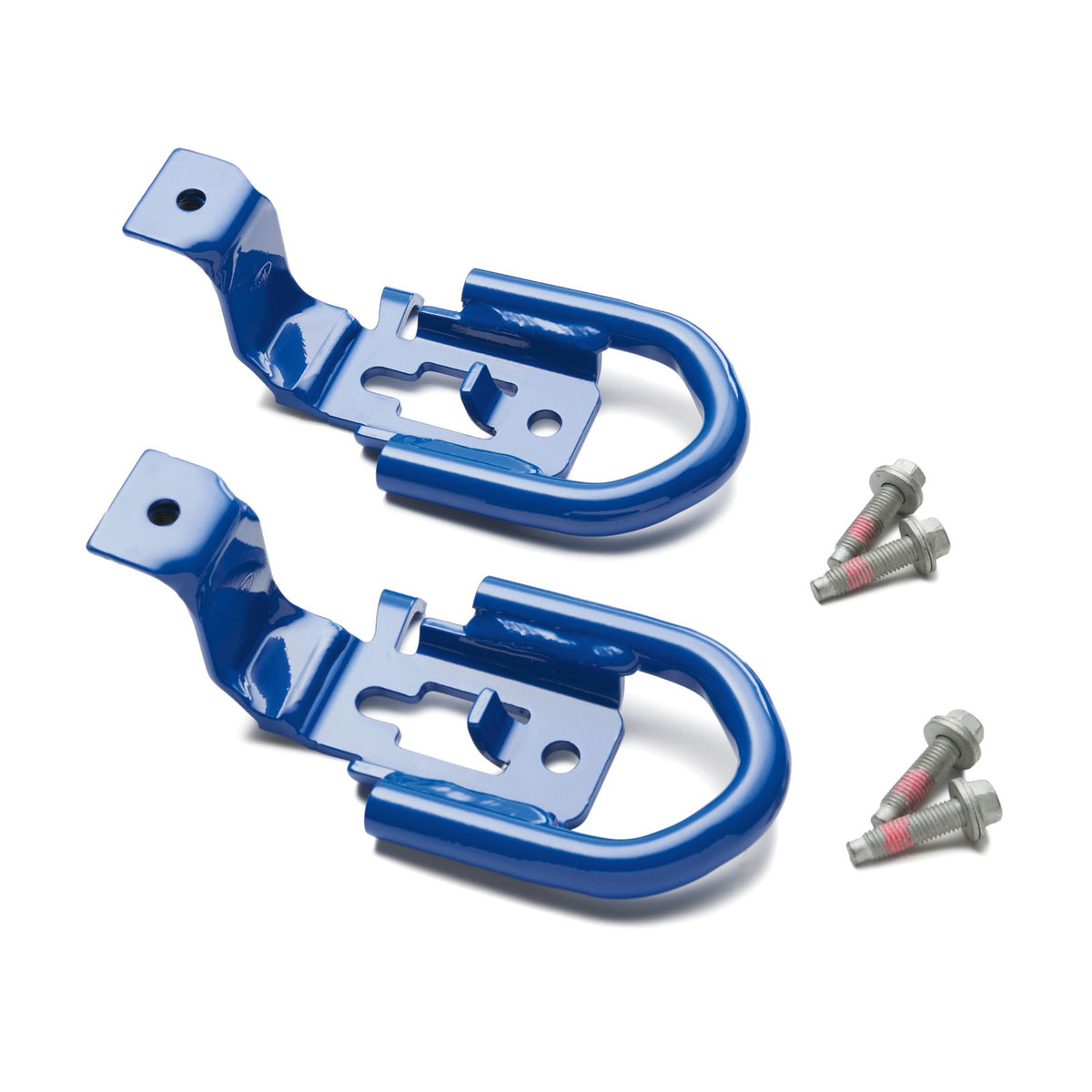 Ford Racing 19-23 Ford Ranger Front Tow Hooks - Pair - Blue - M-18954-RAB