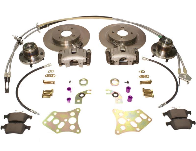 Massive Braking Rear Disk Conversion System Pro New System 09-11 Ford Focus - Massive Speed System