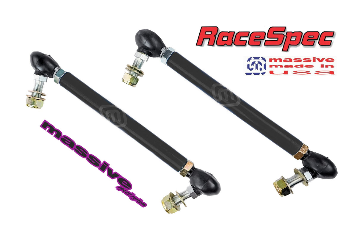 Massive Adjustable Front Anti Roll Sway Bar End Links Mustang S197 GT V6 500 ALL - Massive Speed System