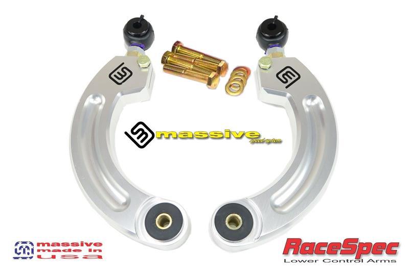 Massive RaceSpec Adjustable Camber Arms 99-18 Ford Focus Mazda Volvo - Massive Speed System