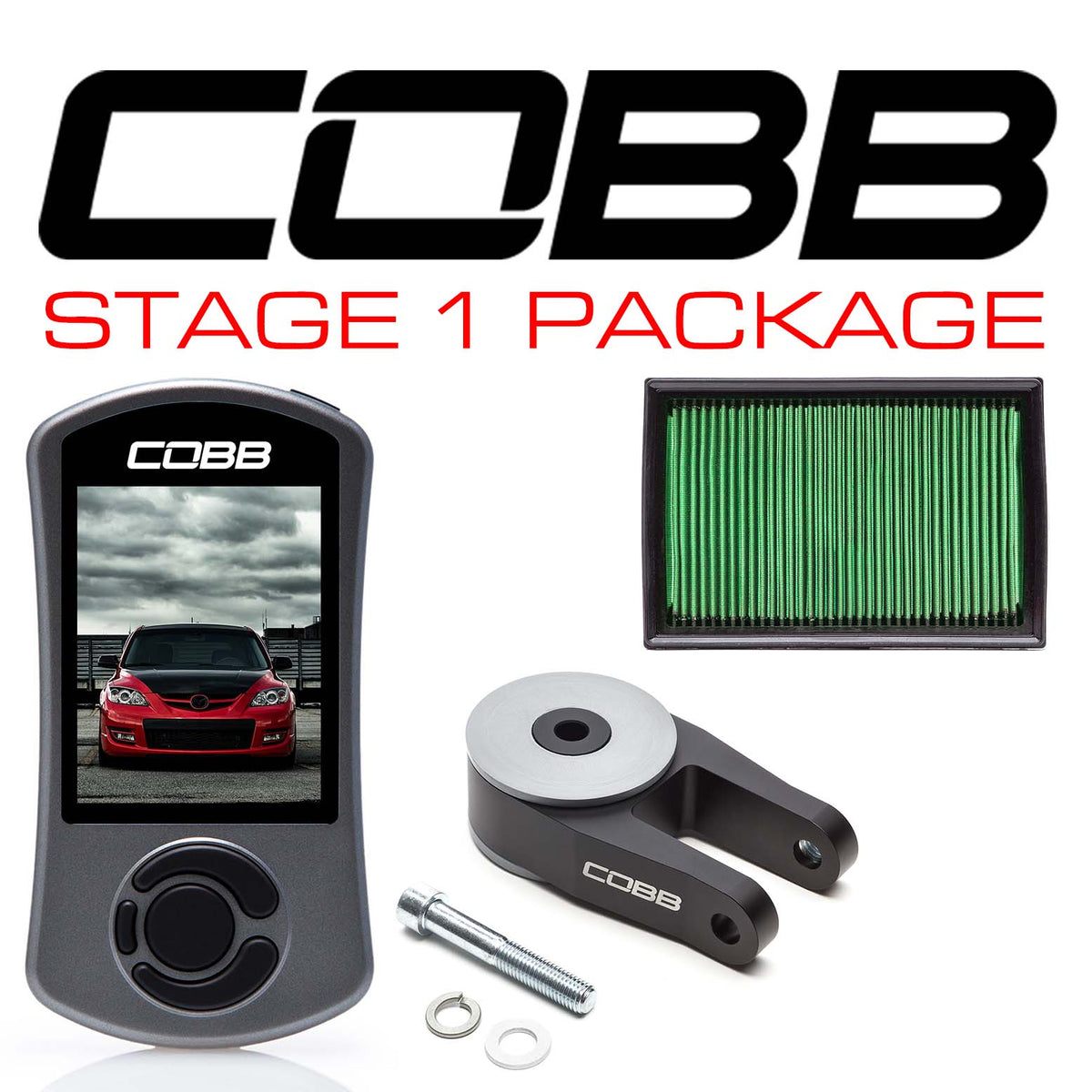 Cobb 07-09 Mazdaspeed3 Gen 1 Stage 1 Power Package - MAZ0020110