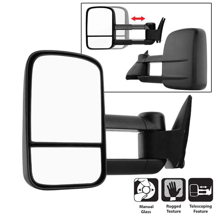 xTune Chevy C10 88-98 Manual OE Mirror - Left MIR-03CCK88-MA-L