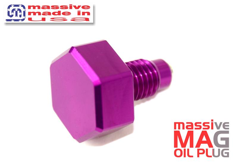 Massive Speed Magnetic Oil Plug - Massive Speed System back side