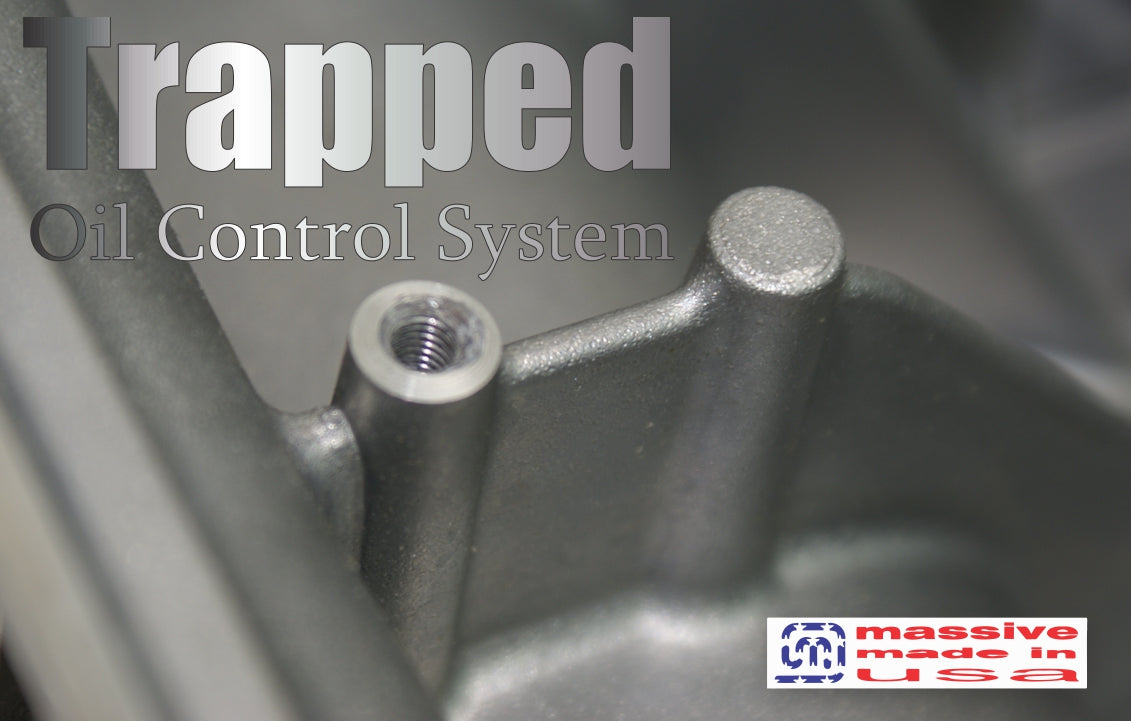 Massive Speed PRE-INSTALLED PRO Trapped Oil Control Pan Baffle Duratec Ecoboost Focus 2.0 2.3 2.5 w/ Balance Shaft Delete - Massive Speed System