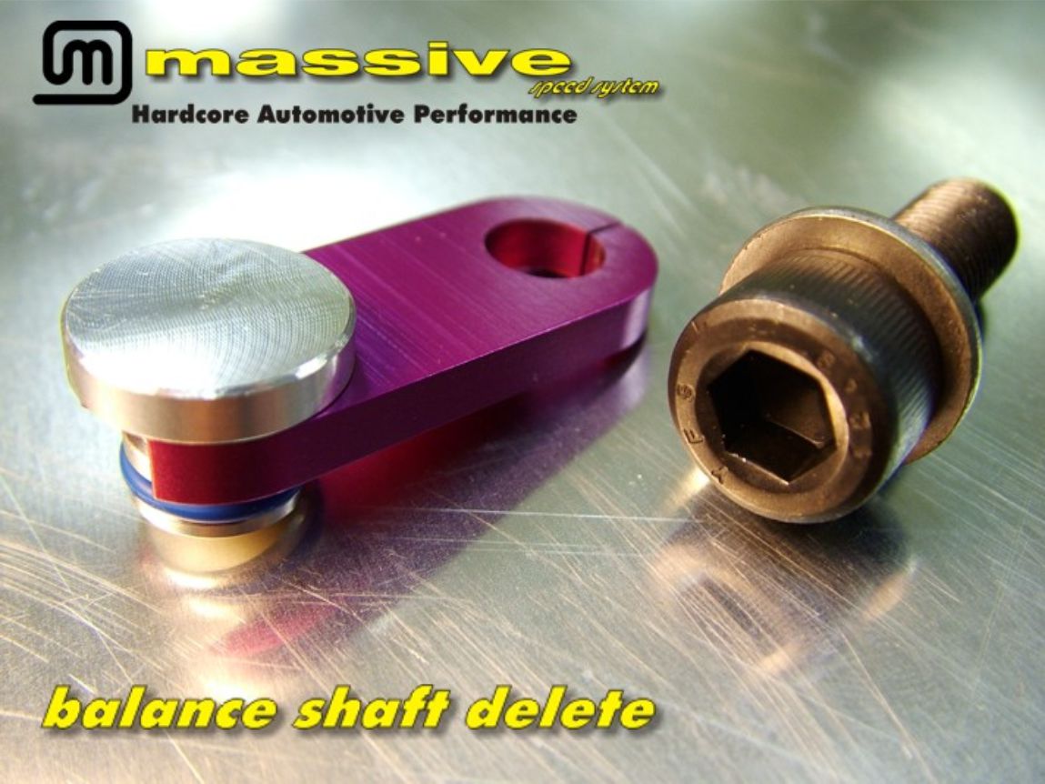 Massive Trapped Oil Control System Baffle Duratec Balance shaft delete 